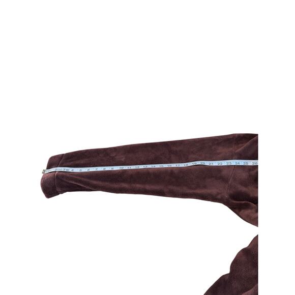 Restoration Hardware Luxury Plush Lounge Loungewear Long Robe Purple Medium - Picture 9 of 10